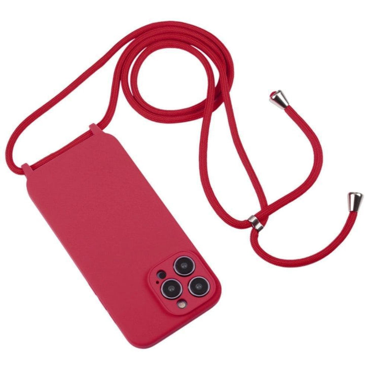 Capinha Capa com Cordão Alça Ajustável para iPhone 13 14 15 16 - Shop Coronitas
