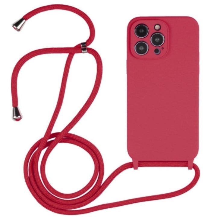 Capinha Capa com Cordão Alça Ajustável para iPhone 13 14 15 16 - Shop Coronitas