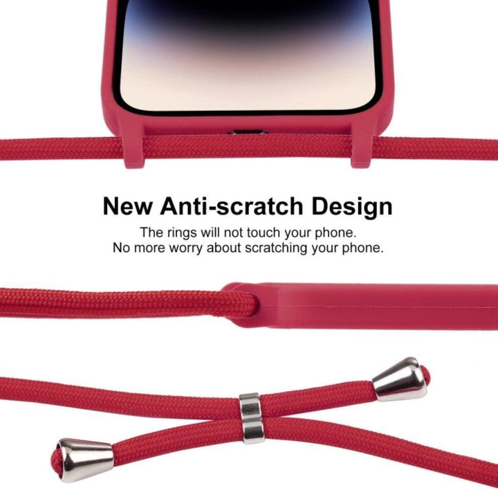 Capinha Capa com Cordão Alça Ajustável para iPhone 13 14 15 16 - Shop Coronitas