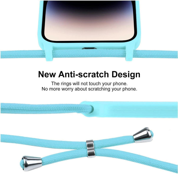 Capinha Capa com Cordão Alça Ajustável para iPhone 13 14 15 16 - Shop Coronitas
