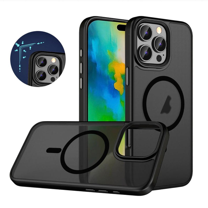 Capa Capinha Preta Fosca para iPhone Compatível com Magsafe - Shop Coronitas