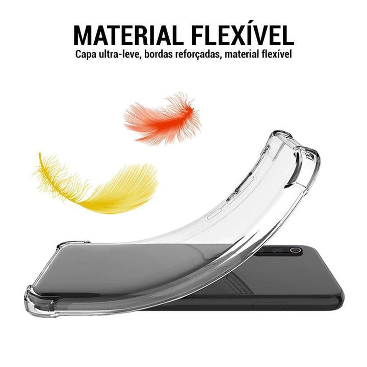 Kit Capinha Anti Impacto para Xiaomi Redmi 12C + Película 5D Cerâmica - Shop Coronitas