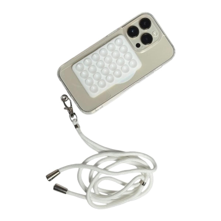 Kit Cordão com Alça Ajustável para Celular + Ventosa Dupla-face Universal - Shop Coronitas