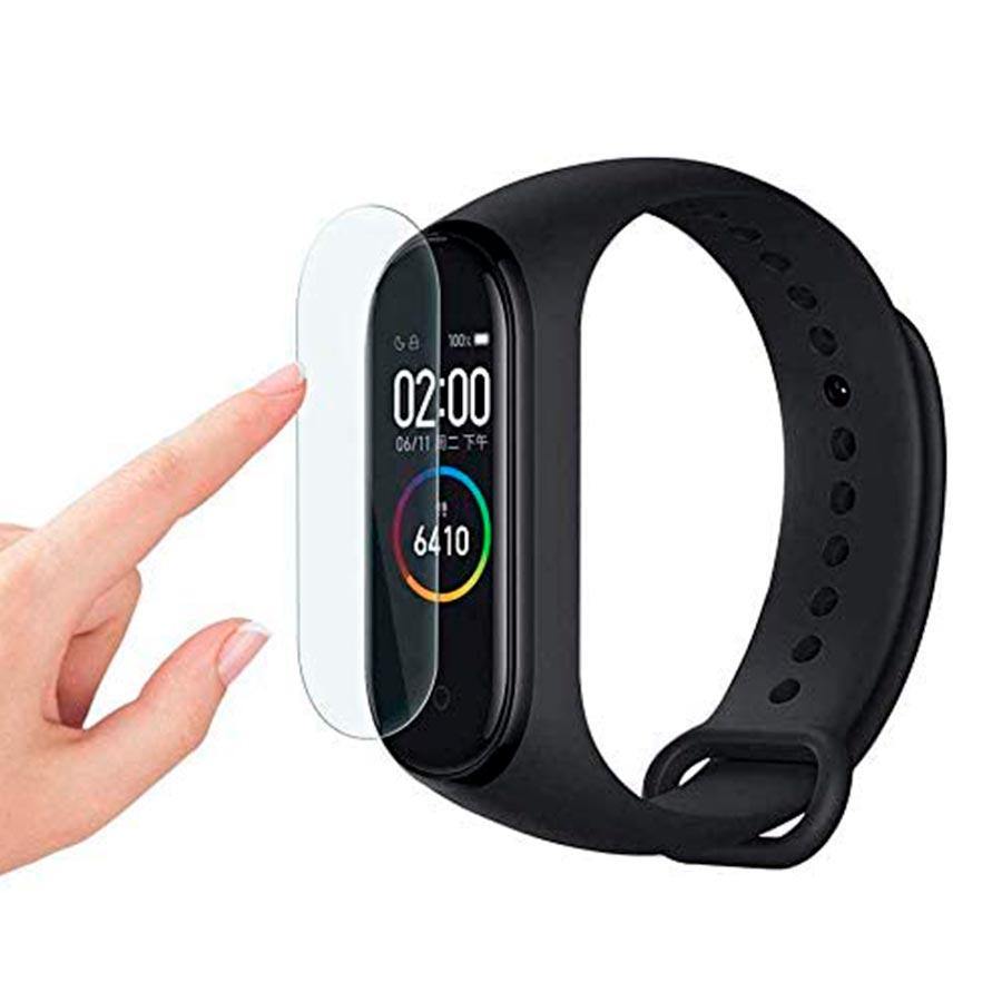 Kit Pulseira Aço Inox Milanês compatível Xiaomi Mi Band 5 + Película de Gel Silicone - Shop Coronitas