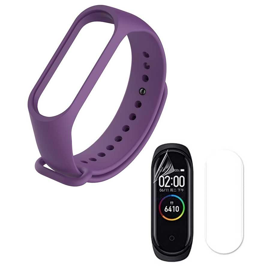 Kit Pulseira Silicone compatível Xiaomi Mi Band 6 + Película de Gel Silicone - Shop Coronitas