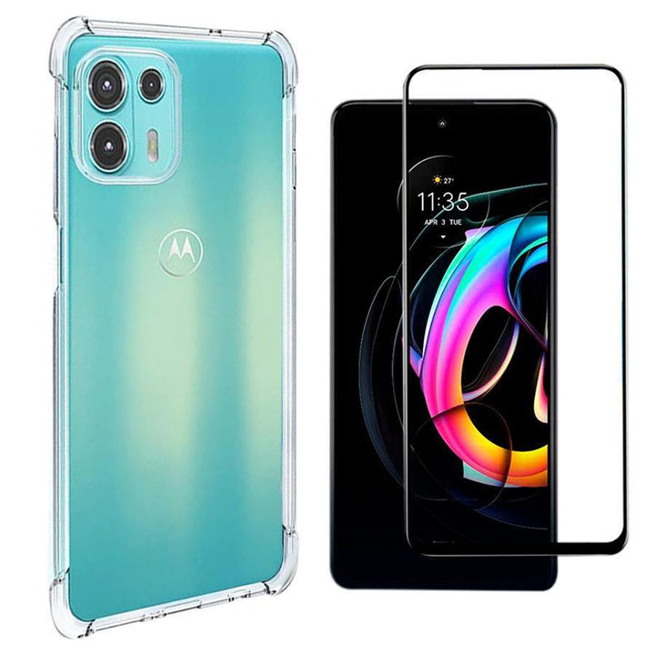Kit Capinha Anti Impacto para Motorola 20 Edge Lite + Película Vidro 3D - Shop Coronitas