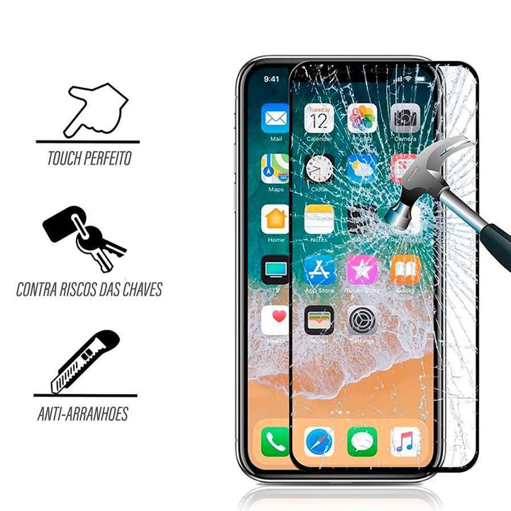 Kit Capinha Anti Impacto para Samsung Galaxy A22 4G + Película Vidro 3D + Película de Câmera - Shop Coronitas